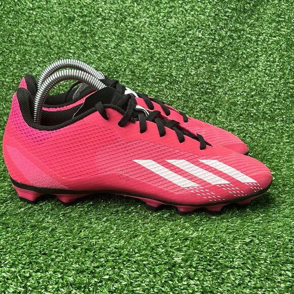 Adidas X Speedportal 4 FGX Soccer Cleats Men\'s US 7 / EU 39.5 Pink & Black Boots